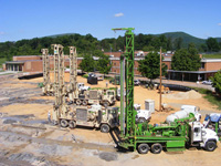 Simmons Drilling installs geothermal system at Northside High School, Roanoke, VA